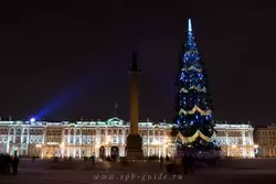 Дворцовая площадь, новогодние праздники