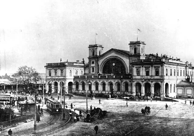Балтийский вокзал, старинная фотография