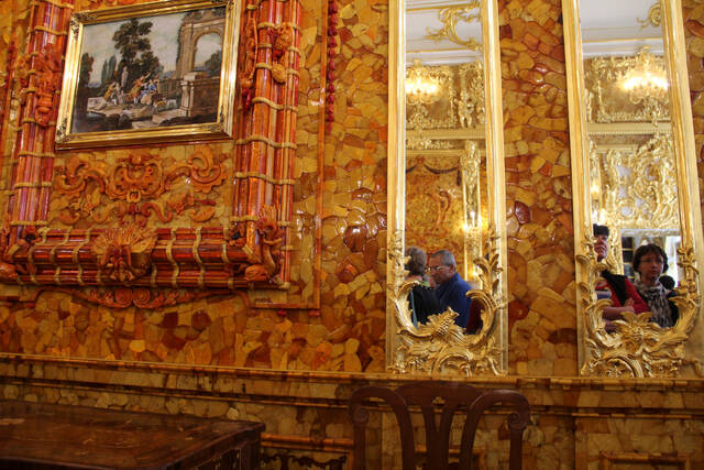 Екатерининский дворец, Янтарная комната