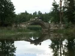 Гатчинский парк, Горбатый мост