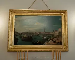 Картина «Вид Венеции со стороны набережной Скьявони», неизвестный художник, конец 18 — начало 19 века