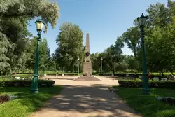 Место дуэли Александра Пушкина в Санкт-Петербурге, памятник