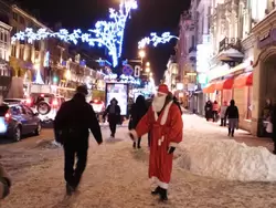 Дед Мороз на Невском