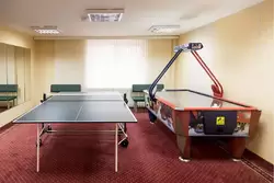 Настольный теннис в гостинице «Орбита»